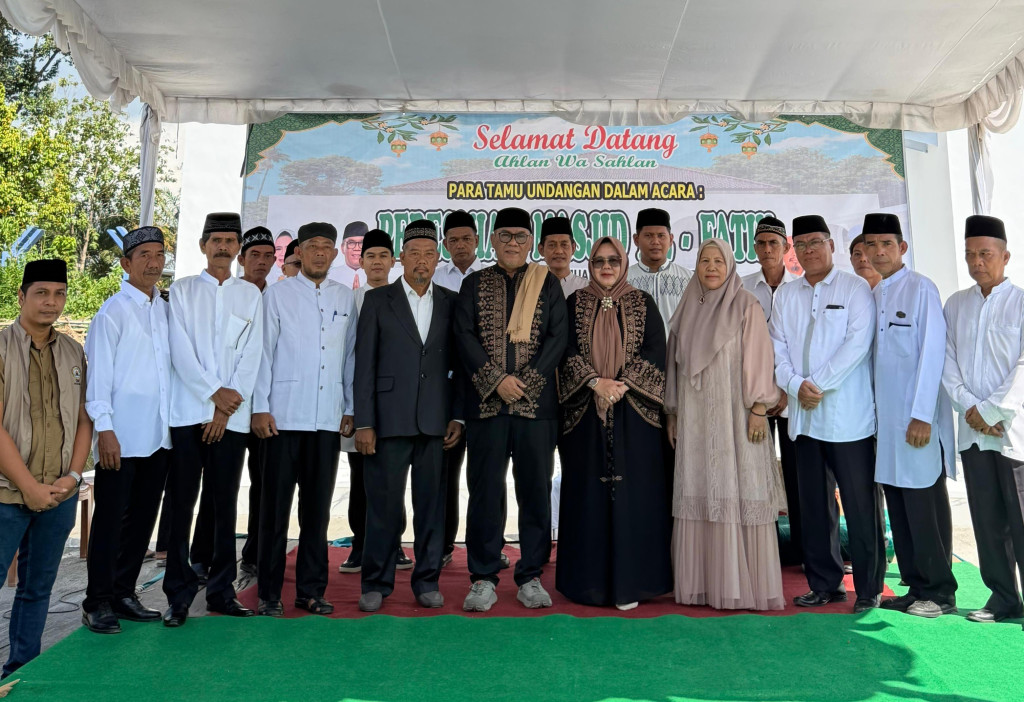 Masjid Alfatih Lubuk Empelas Diresmikan, Wabup Muara Enim Ajak Warga Makmurkan Rumah Ibadah