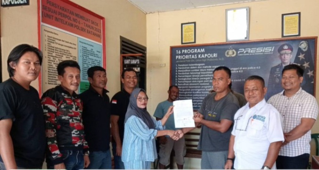 Ormas Laskar Merah Putih Madina Bersama Kuasa Hukum Terlapor Sepakat Damai dalam Kasus Dugaan Penganiayaan di Polsek Batahan