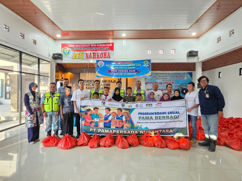 PAMA MTBU Salurkan 100 Paket Sembako untuk Anak Yatim dan Dhuafa