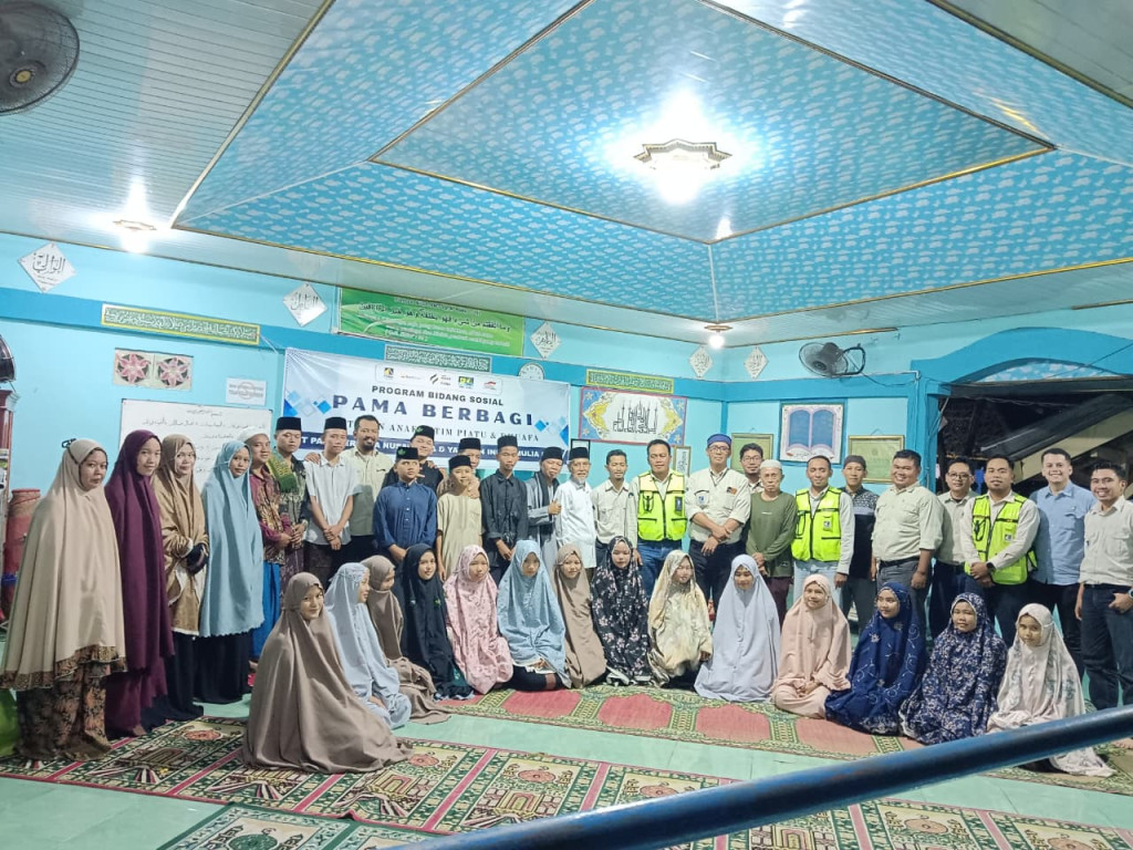PAMA SSBA Salurkan Santunan Anak Yatim dan Dhuafa, Perkuat Komitmen Sosial di Muara Enim
