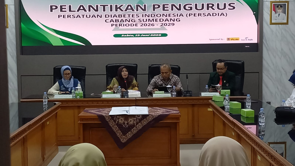Pelantikan Pengurus Persadia Cabang Sumedang 2026-2029, Perkuat Sinergi Pengendalian Diabetes di Kabupaten Sumedang
