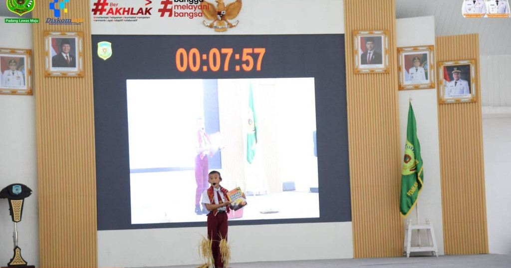 Pemkab Palas Gelar Lomba Bertutur dan Bercerita Tingkat SD/MI Untuk Mendorong Budaya Literasi