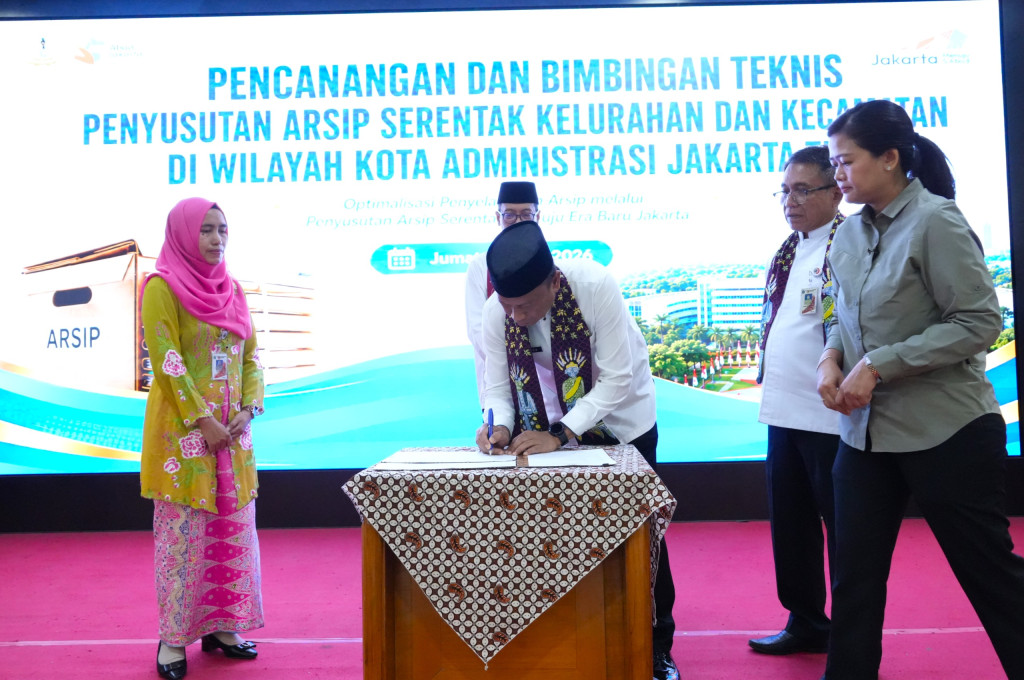 Pemkot Jakarta Timur Canangkan Penyusutan Arsip Serentak di Seluruh Kecamatan dan Kelurahan