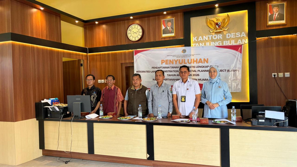 Penyuluhan PTSL Digelar di Paduraksa, BPN Muara Enim Dorong Kepastian Hukum Tanah Warga