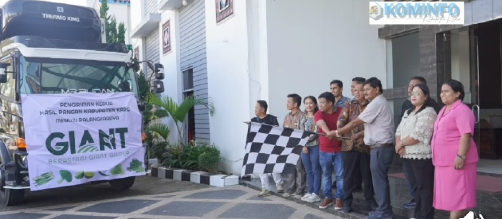Perluas Pemasaran Hasil Pertanian,Pemkab Karo Kirim  Komoditas Unggulan Tahap ke 2 ke Palangkaraya