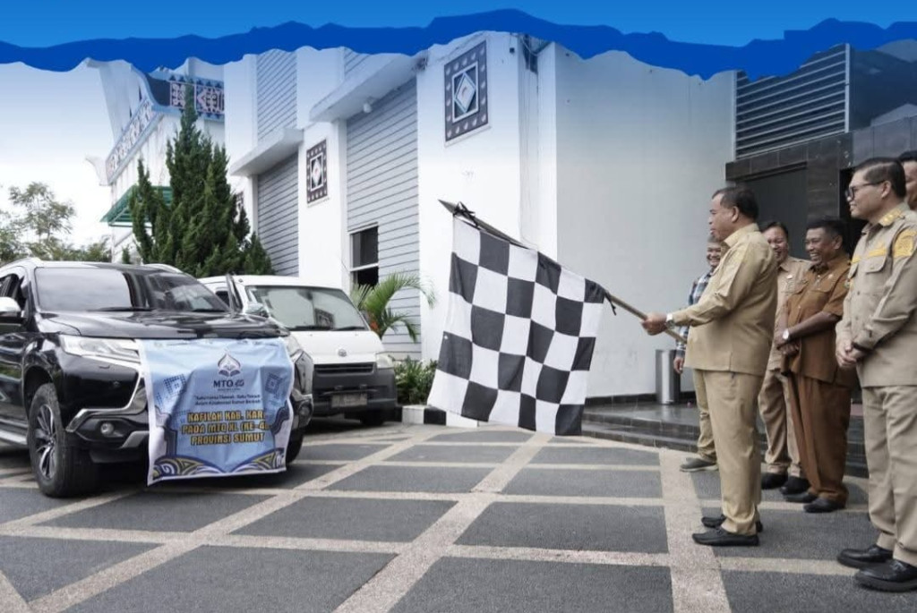 Peserta MTQ Kafilah Kabupaten Karo Dilepas Mengikuti Pertandingan  ke MTQ XL Tingkat Provinsi Sumatera Utara.