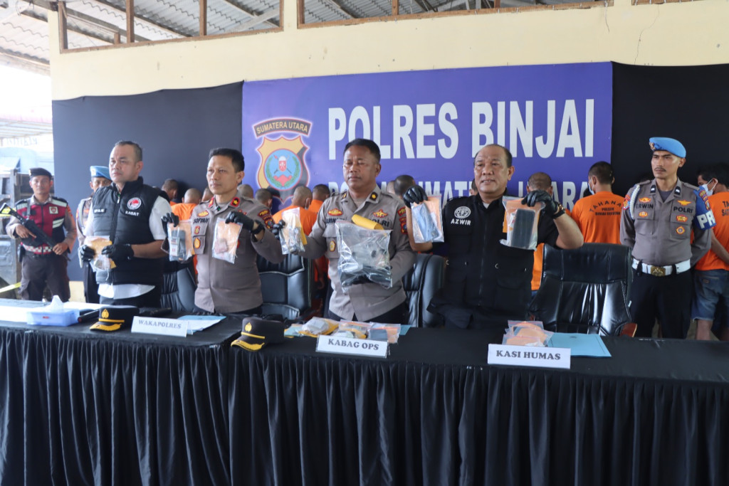 Polres Binjai Gencar Perangi Narkoba, Operasi Antik Toba 2026 Berhasil Ungkap 23 Kasus dan Amankan 28 Tersangka