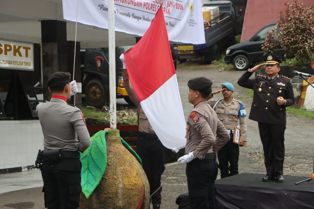 Polres Fakfak Gelar Upacara Hari Lahir Pancasila 2026, Tegaskan Komitmen Jaga Persatuan
