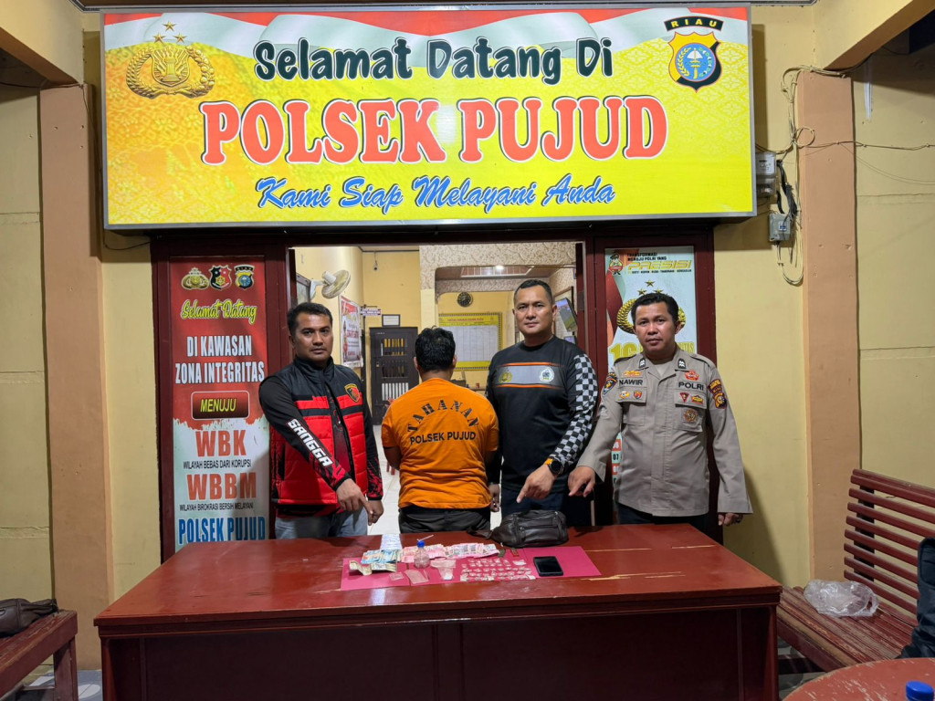 Polsek Pujud Ungkap Peredaran Sabu dan Ekstasi, Seorang Pelaku Diamankan