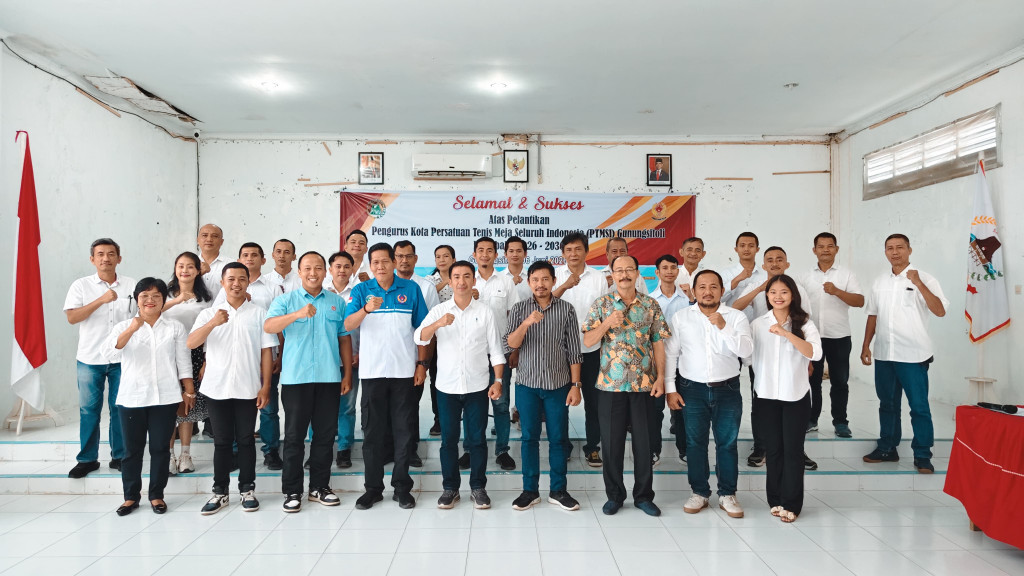 PTMSI Kota Gunungsitoli Masa Bakti 2026-2030 Dilantik, Wira Halawa Jadi Ketua
