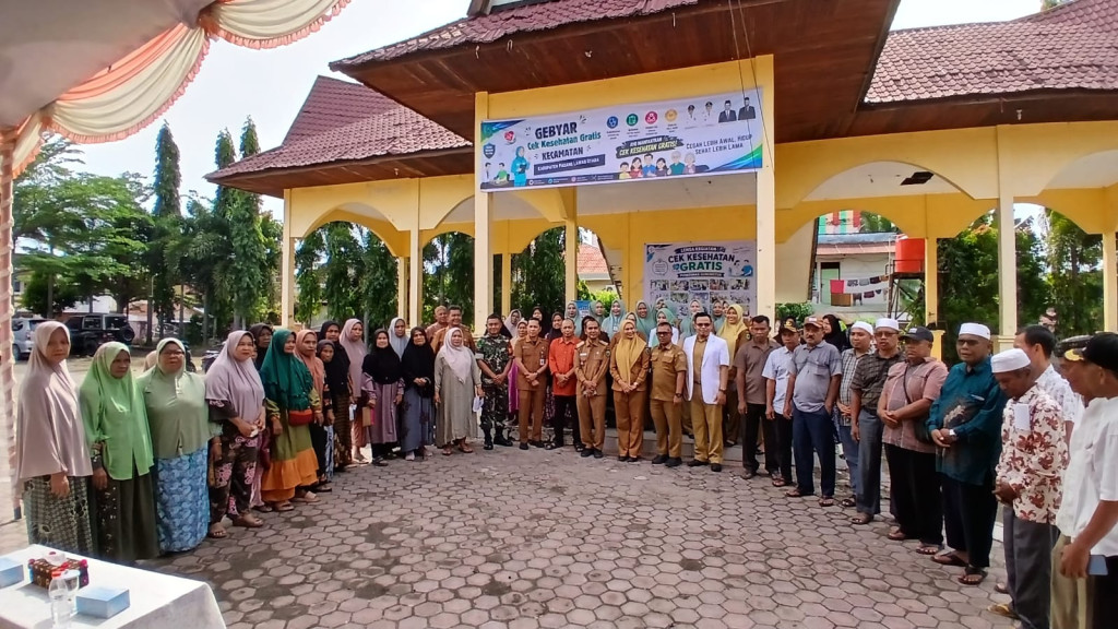Puskesmas Gunung Tua Gelar Aksi Sosial Pemeriksaan Kesehatan dan Pengobatan Gratis
