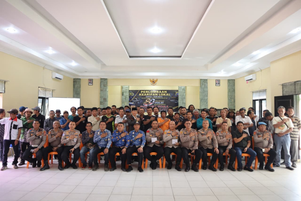 Ramaikan Turnamen Kearifan Lokal Dalam Perayan HUT Bhayangkara Ke-80