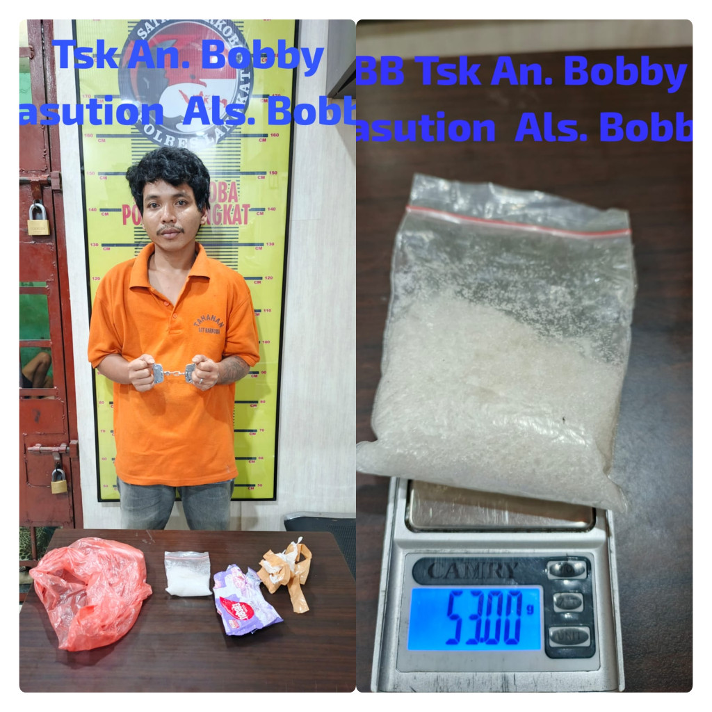 Satres Narkoba Polres Langkat Gagalkan Peredaran 53 Gram Sabu, Kasat Narkoba Pimpin Langsung Pengungkapan