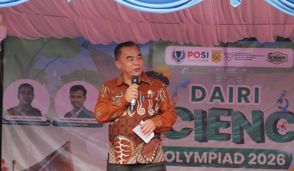 Sekolah Peduli Prestasi, Ribuan Siswa  Meriahkan Dairi Science Olimpyad 2026