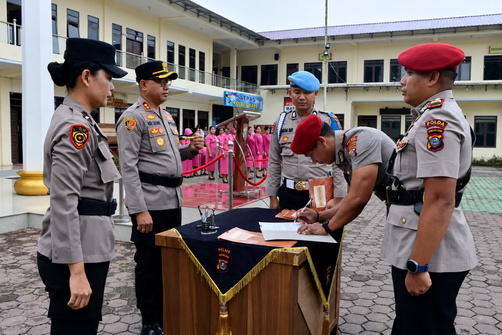 Tongkat Komando Satreskrim Polres Karo Kini Berada di Tangan AKP Hizkia Siagian
