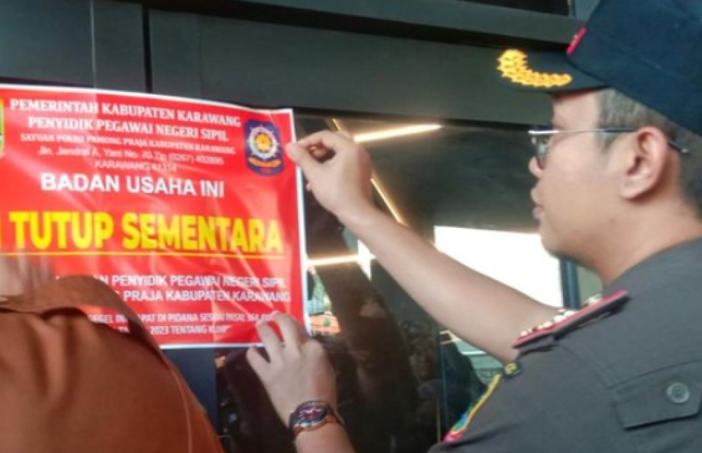 Viral Dugaan Pesta Sesama Jenis, THM di Karawang Langsung Disegel Satpol PP