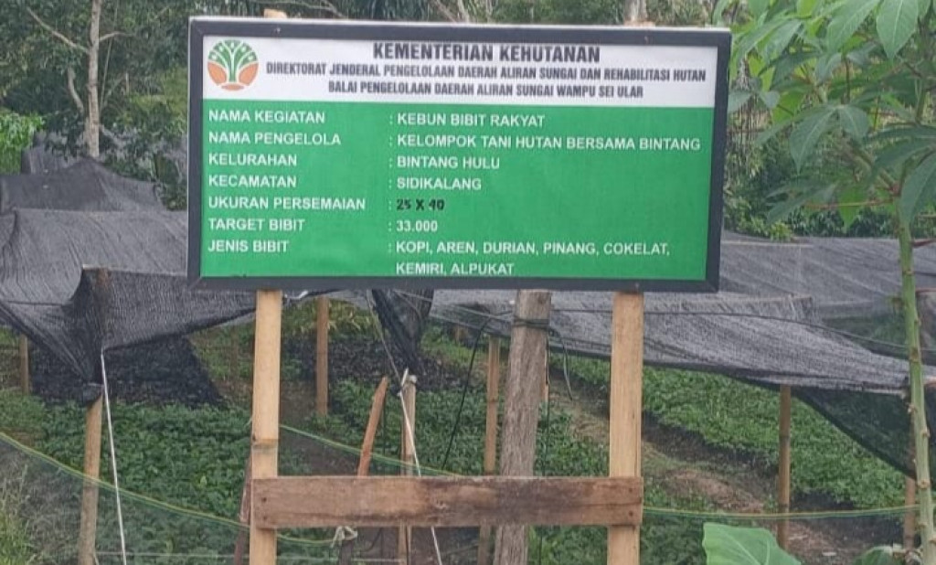 Warga Apresiasi Program KBR Kemenhut di Bintang Hulu Dairi