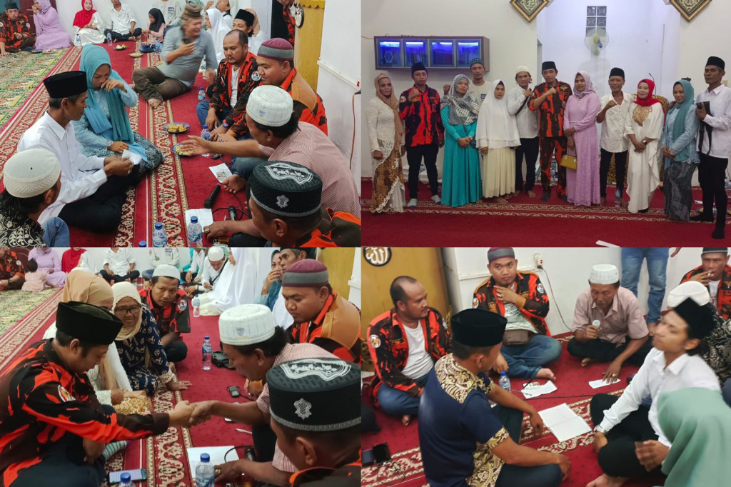 KOTI MPC PP Kota Medan Nikahkan 7 Pasangan Secara Massal di Jermal XII Ujung