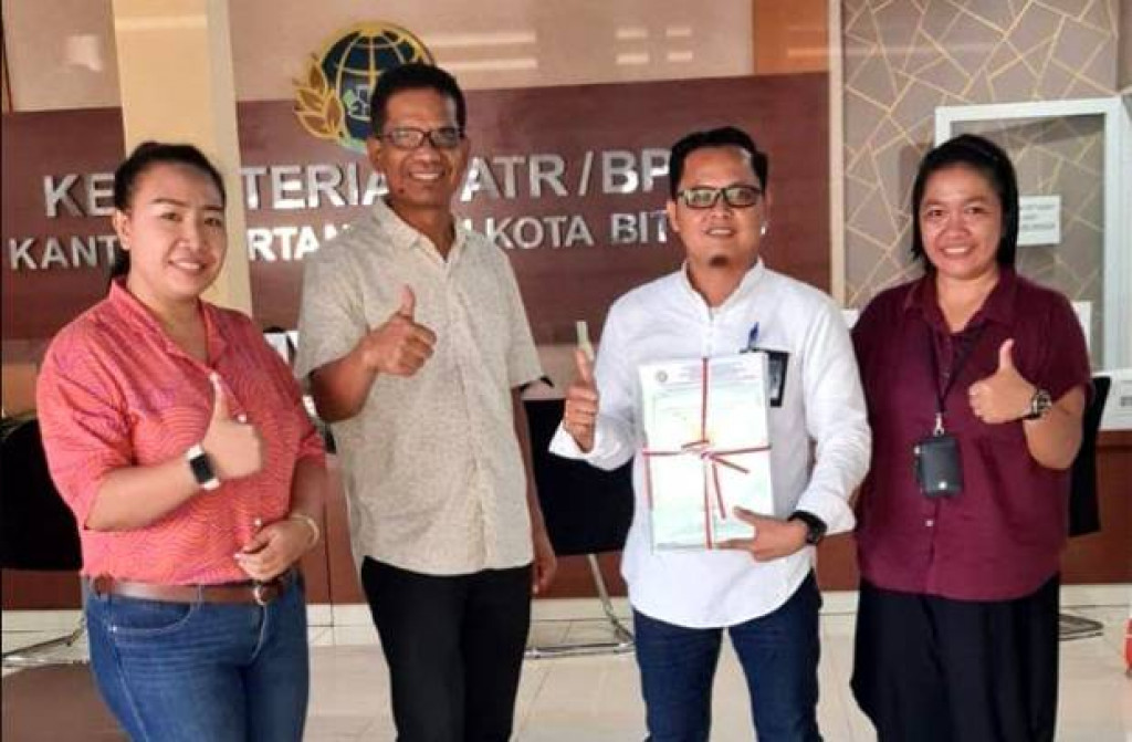 PLN Terima 43 Sertifikat Aset Tanah dari BPN Bitung dan Boltim