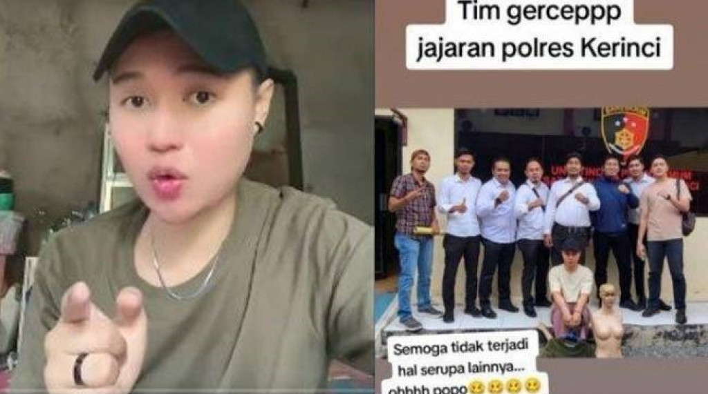 Sebar Video Masturbasi dengan Maneken, Tiktoker Kerici Diamankan Polisi