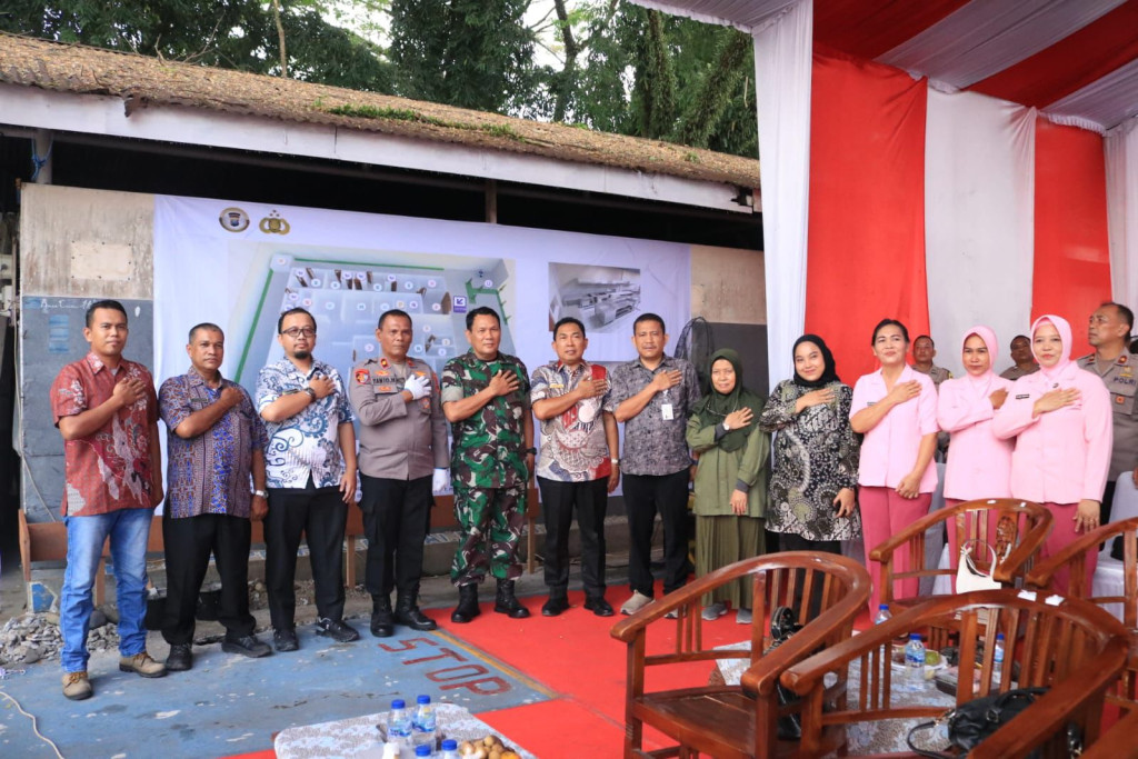 Dukung Pemenuhan Gizi, Pemerintah Kota Binjai Apresiasi Groundbreaking SPPG yang Digelar oleh Polres Binjai