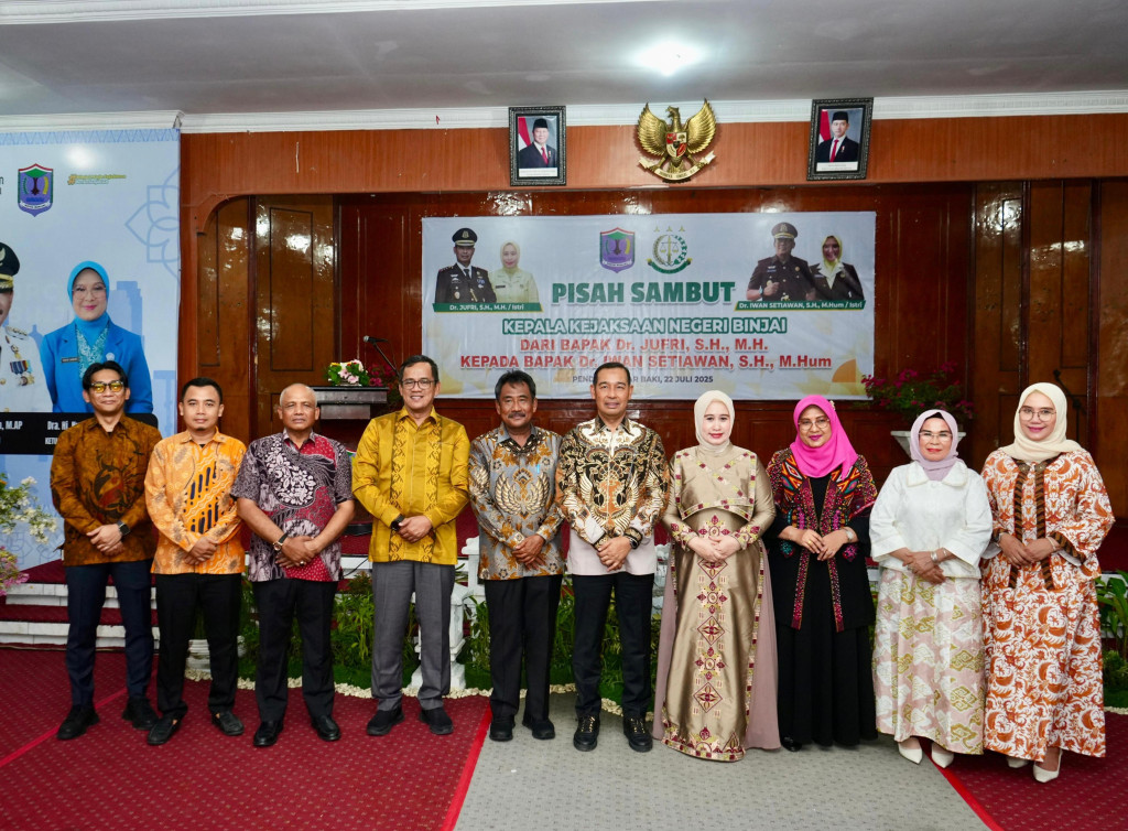Pisah Sambut Kajari Binjai: Kolaborasi dan Sinergi Terus Dikuatkan