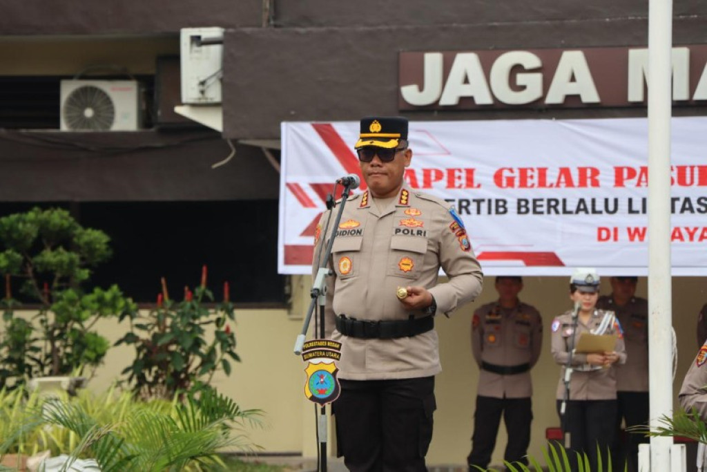 Polrestabes Medan Gelar Pasukan Operasi Patuh Toba 2025