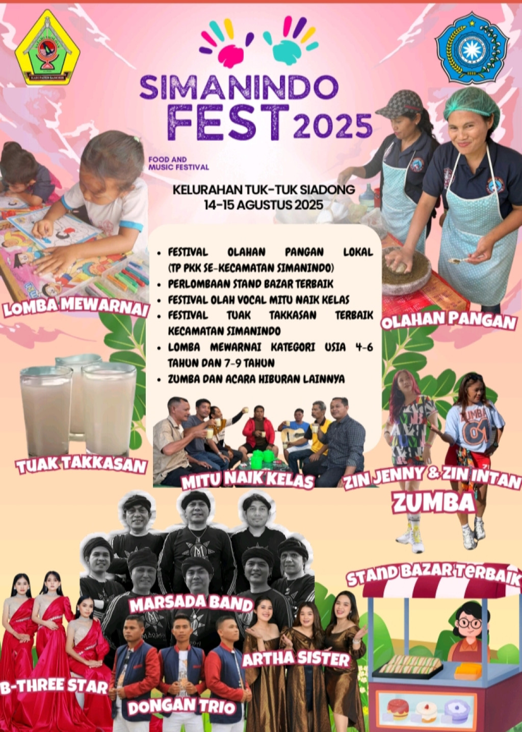 Simanindo Fest 2025  Untuk Meningkatkan Kemampuan Masyarkat Dalam Bidang Kuliner Dan Juga Dalam Mendukung Kemajuan Pariwisata