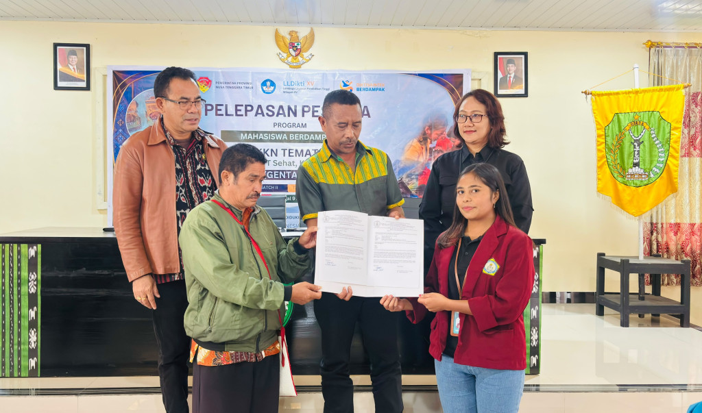 158 Mahasiswa GENTASKIN Turun ke Jantung Desa Ngada, Wabup: Jangan Sekadar Datang, Tinggalkan Dampak Nyata bagi Rakyat