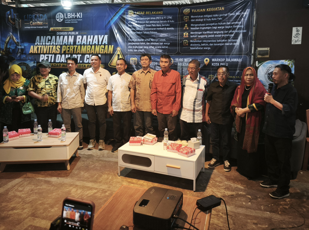Diskusi Tambang Poboya: Akademisi Soroti Lemahnya Penegakan Hukum dan Risiko Kekeringan Kota Palu, Sulteng