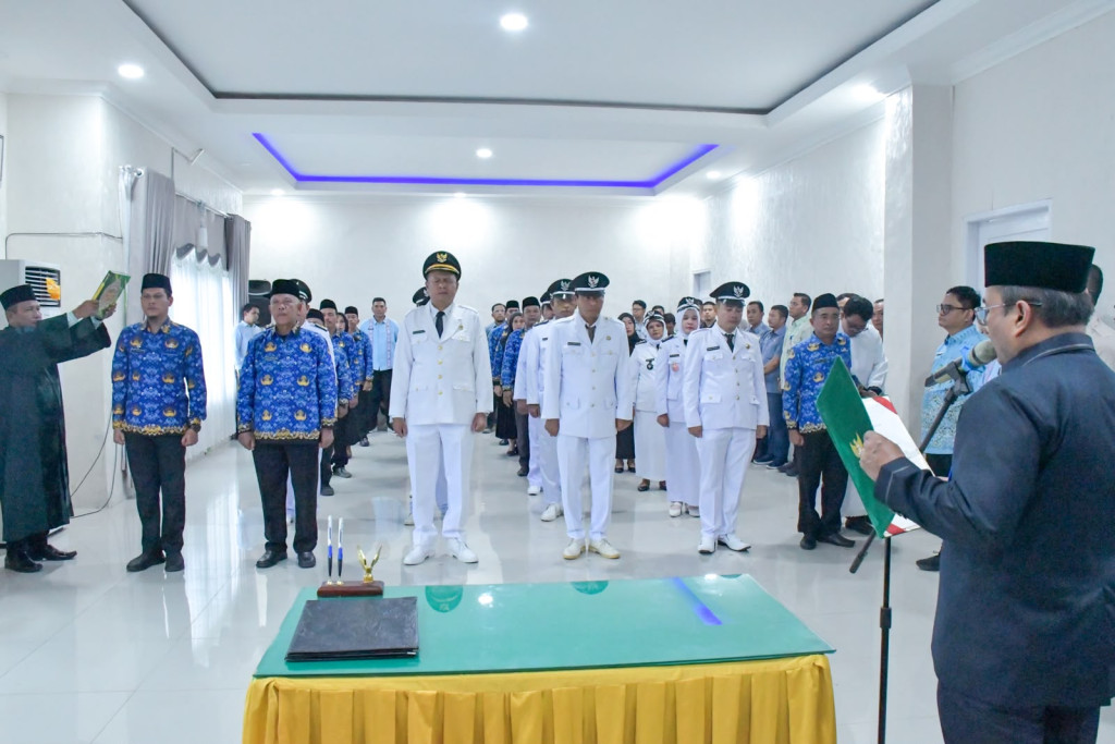 29 Pejabat Eselon III dan IV Pemko Padangsidimpuan Dilantik, Ini Daftar Lengkapnya