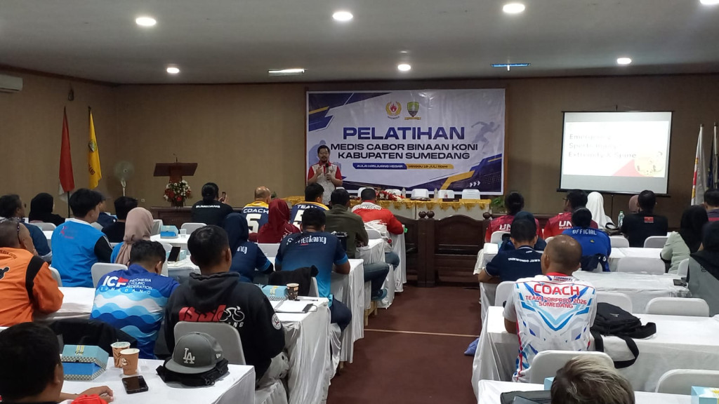 88 Peserta dari 44 Cabor Ikuti Pelatihan Medis KONI Kabupaten Sumedang Jelang Porprov Jabar 2026