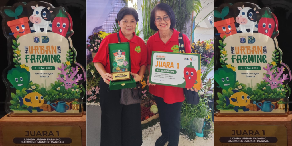 A-Green Raih Juara 1 Lomba Urban Farming Kampung Mandiri Pangan Tingkat DKI Jakarta