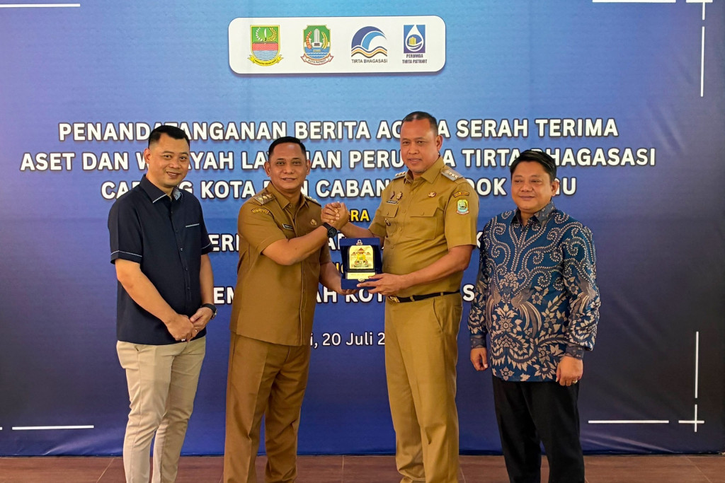 Akhirnya, Layanan Air Cabang Poncol dan Pondok Ungu Dikelola Perumda Tirta Patriot