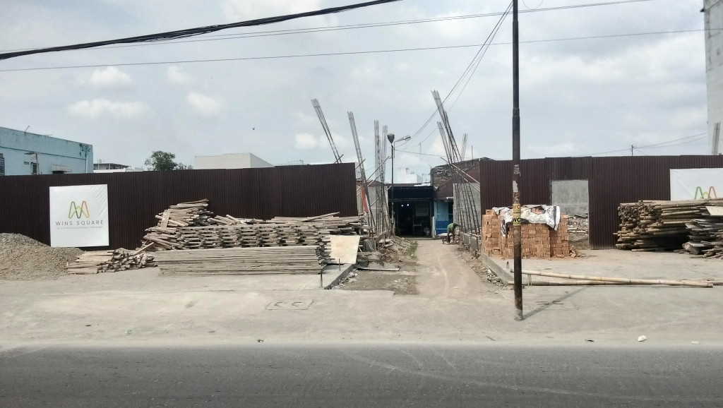Belum Miliki PBG, Bangunan Property Wins Square di Jalan Ibrahim Umar Sudah Berlangsung