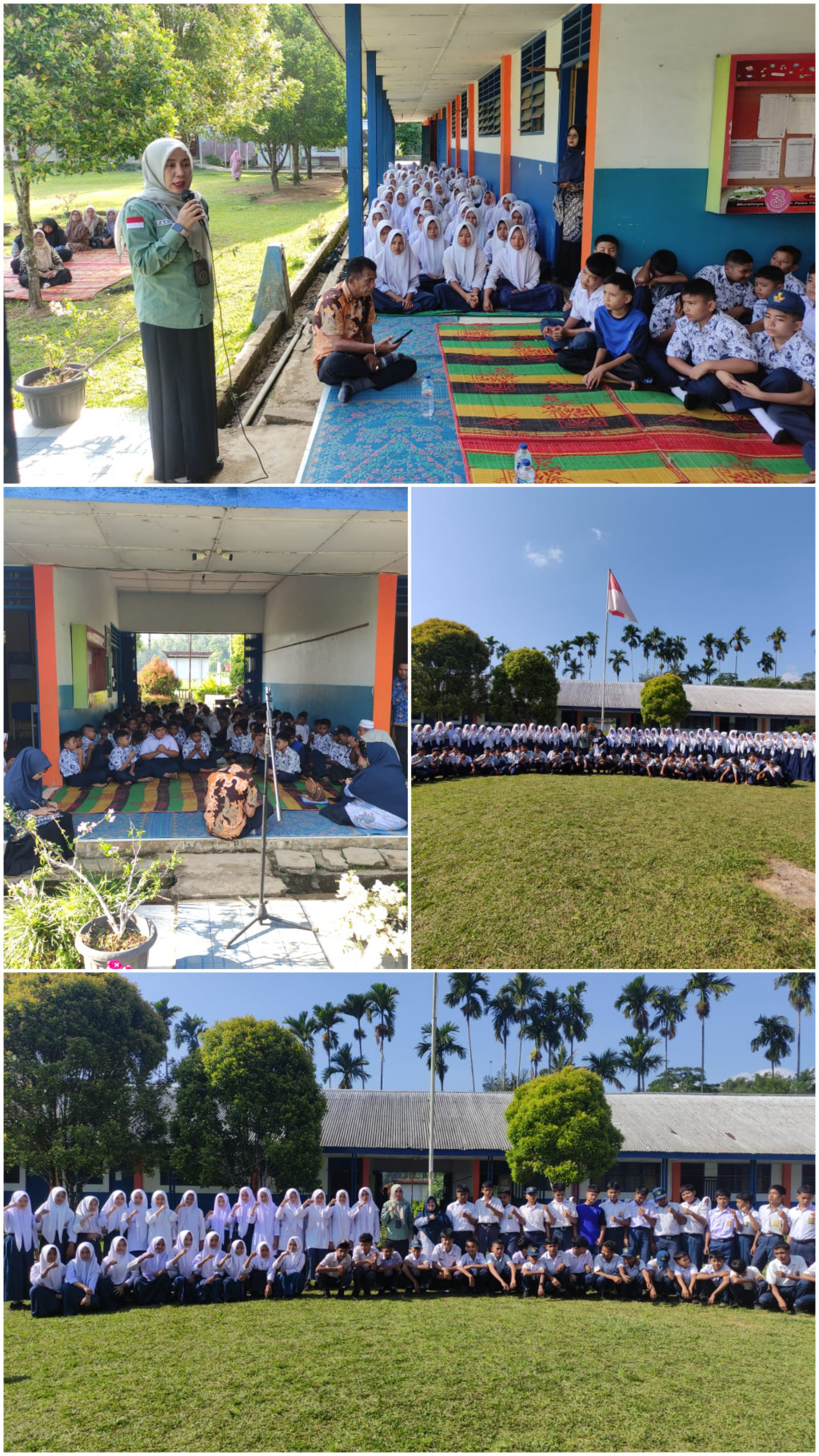 BNNK Madina Sosialisasi Narkoba di SMP N 1 Puncak Sorik Marapi
