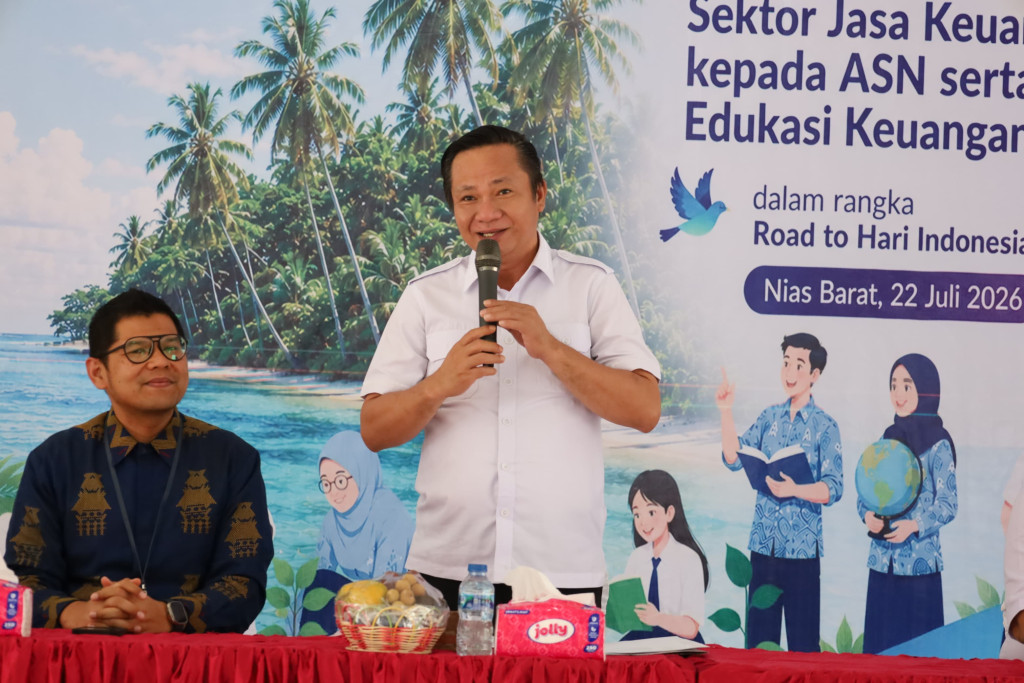 Bupati Nias Barat Gandeng OJK dan Bank Sumut Dorong ASN-Pelajar Melek Literasi Keuangan