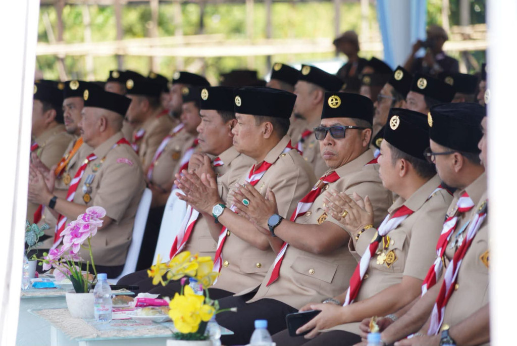 Bupati Tapanuli Utara Kunjungi Kemah Bersama Majelis Pembimbing Daerah Gerakan Pramuka Sumatera Utara Tahun 2026