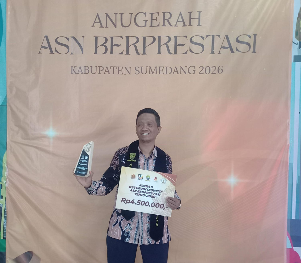 Camat Buahdua Raih Juara III Anugerah ASN Berprestasi 2026, Inovasi "Dalang Yamin" Permudah Pelayanan Masyarakat
