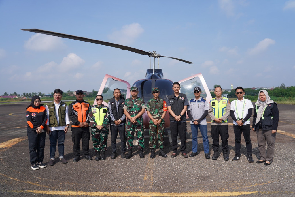 Danrem 042/Gapu Sisir Wilayah Rawan Karhutla dari Udara, Perkuat Langkah Pencegahan