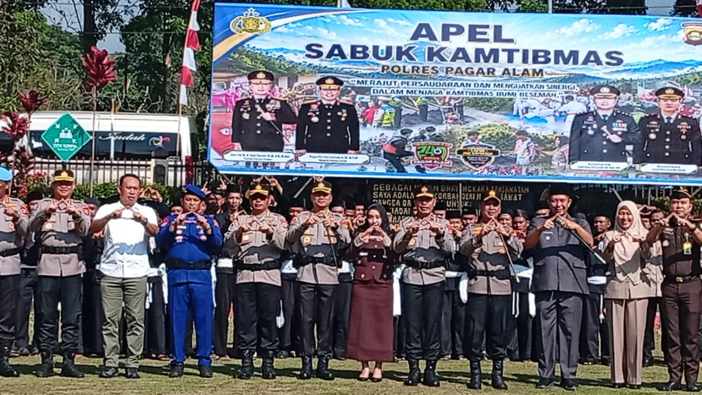 Deklarasi Sabuk Kamtibmas di Hadapan Kapolda Sumsel, Satukan Seluruh Elemen Jaga Keamanan Bumi Besemah