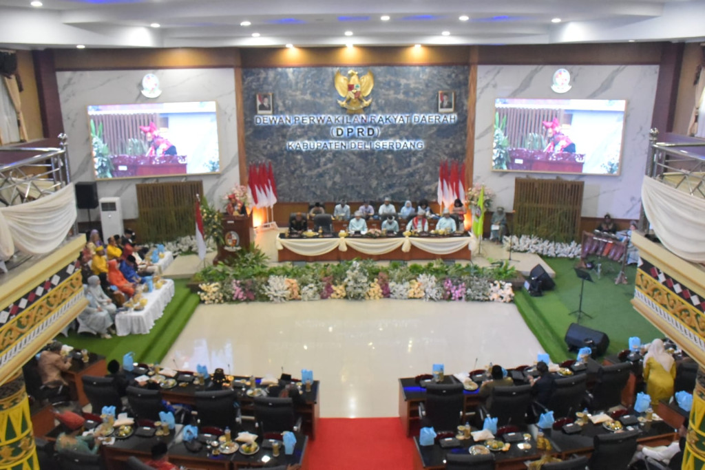 Di Sidang Paripurna Istimewa HUT ke-80, Bupati Sampaikan Kemajuan Deli Serdang di Berbagai Sektor