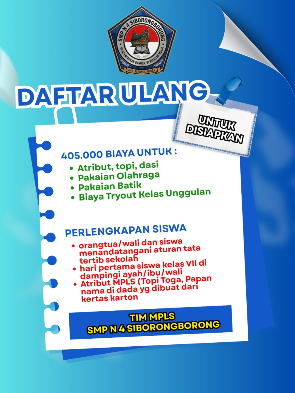 Diduga Kutip Dana Tryout, Langgar Surat Edaran Kepala Dinas Pendidikan Taput