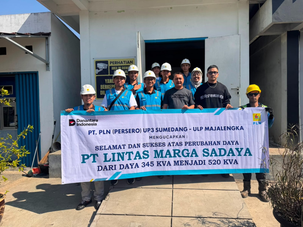 Dorong Pertumbuhan Ekonomi dan Bisnis, PLN Sumedang Sukses Lakukan Penyalaan Tambah Daya Rest Area Tol Cipali KM 164B