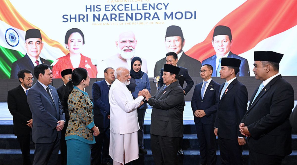 Hubungan RI-India Kian Mesra, Prabowo-Gibran Dampingi PM Modi ke DPR