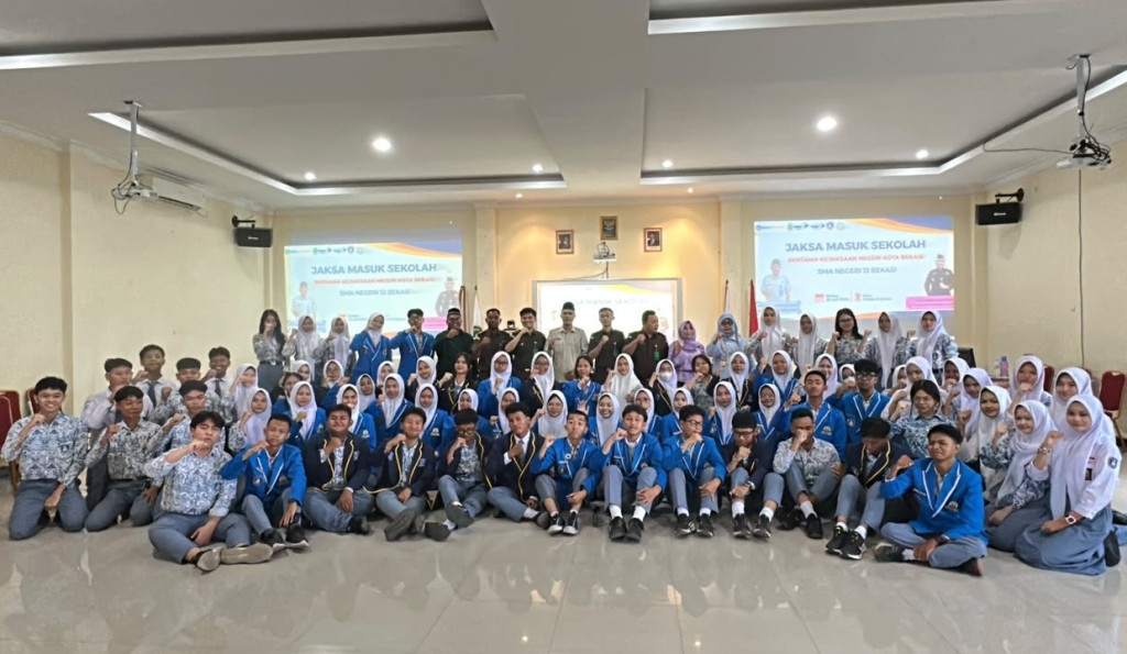 Jaksa Masuk Sekolah di SMAN 12 Kota Bekasi, Edukasi Bahaya Judi Online dan Bullying