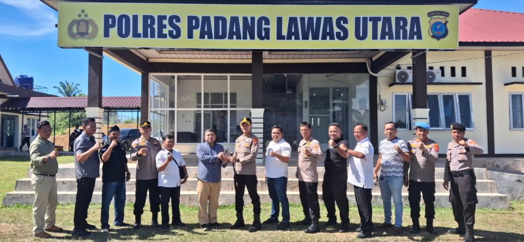 Kapolres Paluta Terima Tamu Audensi Pertama Pengurus PWI Paluta