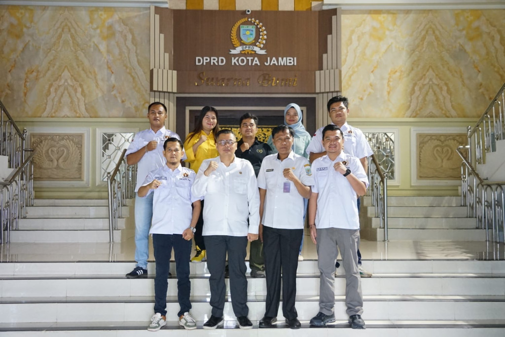 Ketua DPRD Kota Jambi Sambut Pengurus Baru PWI, Sepakat Perkuat Kemitraan