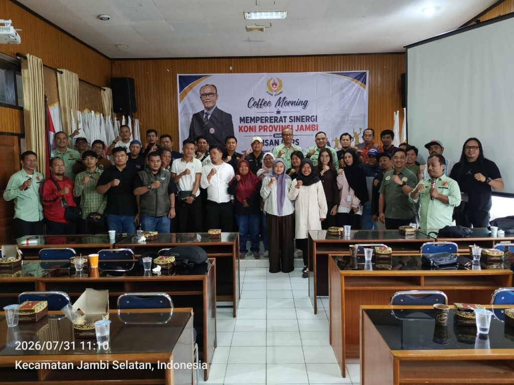 KONI Jambi Gandeng Media dan Perusahaan Demi Kebangkitan Olahraga, Bidik 10 Besar PON