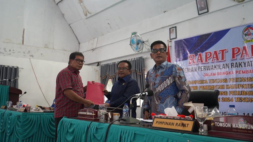 Laporan Banggar DPRD Kabupaten Toba Tentang Pertanggungjawaban Pelaksanaan APBD Tahun 2025